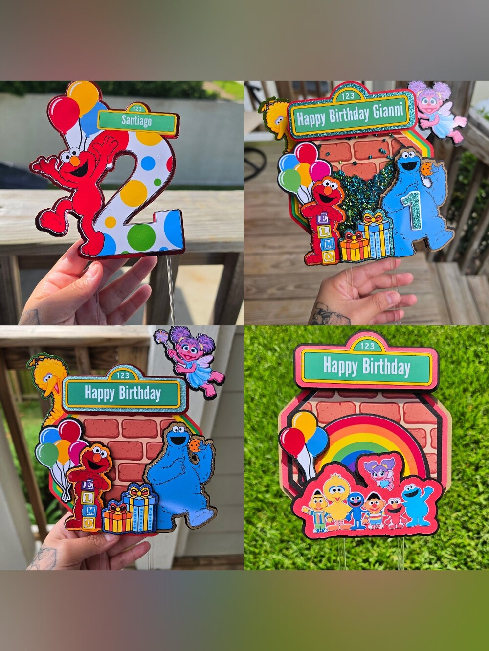 Sesame Street Cake Topper